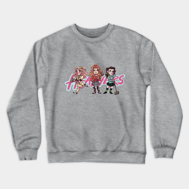 Heathers chibi design Crewneck Sweatshirt by Mordred's Crown